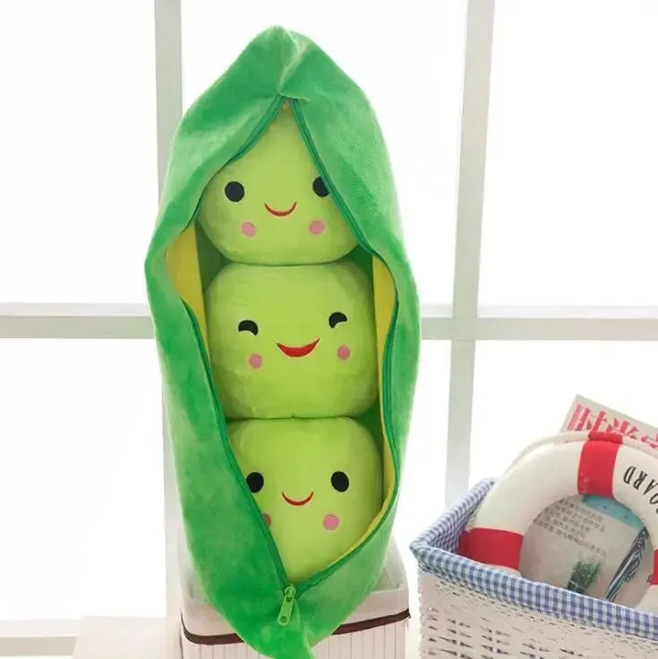 25CM Cute Children's Baby Plush Pea-shaped Pillow Toy Gift !!!