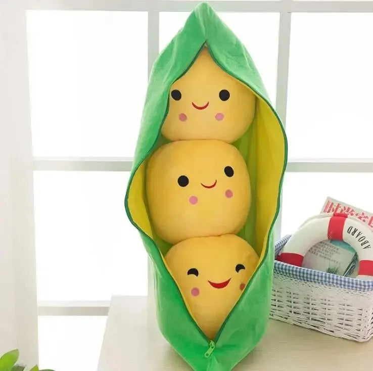 25CM Cute Children's Baby Plush Pea-shaped Pillow Toy Gift !!!