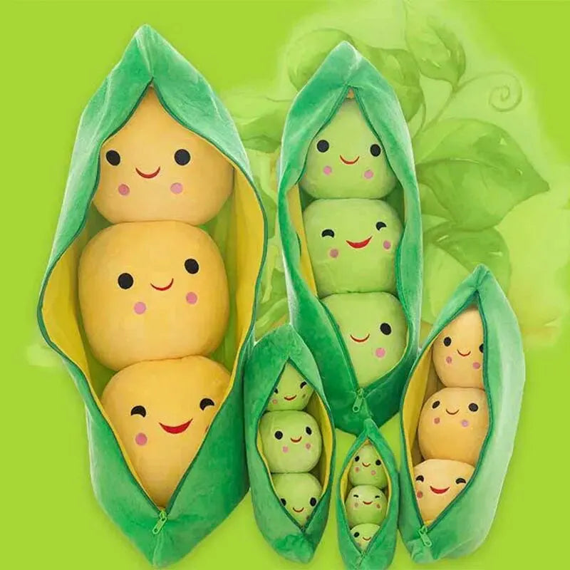 25CM Cute Children's Baby Plush Pea-shaped Pillow Toy Gift !!!