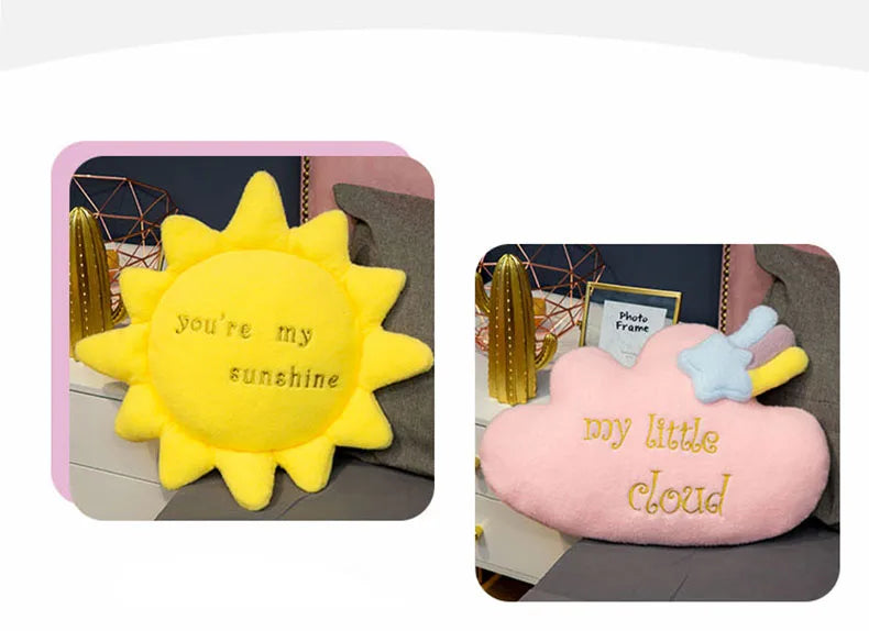 Cute Rainbow/ Cloud/  Sun /Star/ Throw Pillow Cushion !!