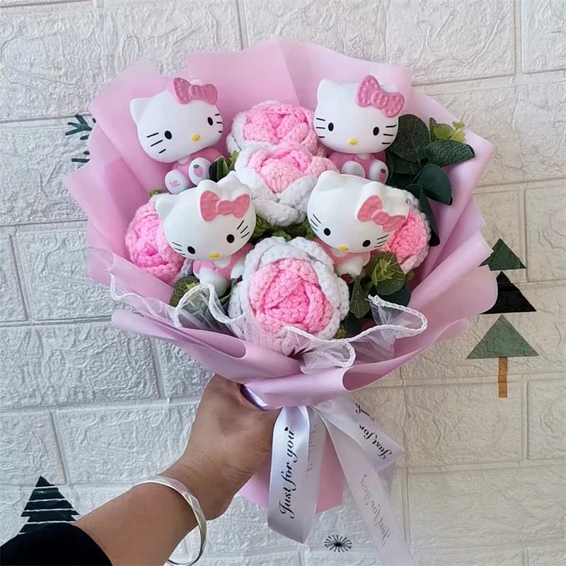 Valentine's Day Gift-Hello Kitty Cartoon Plush Bouquet  !!!