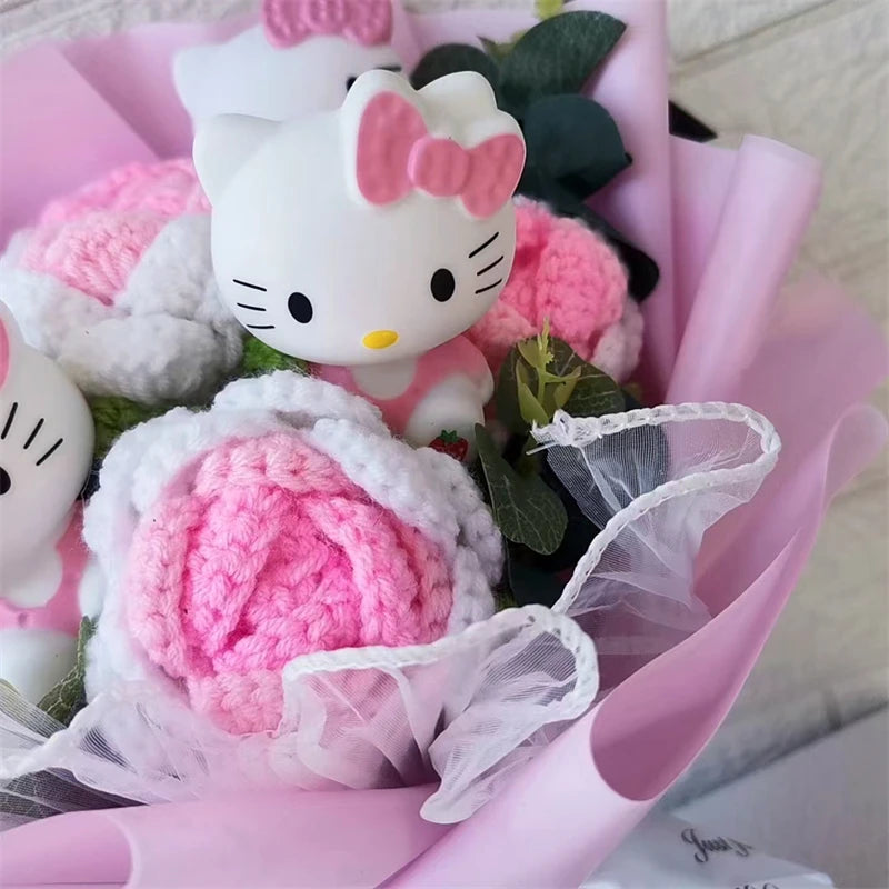 Valentine's Day Gift-Hello Kitty Cartoon Plush Bouquet  !!!