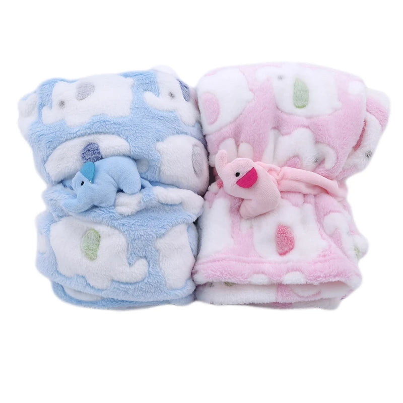 Baby Blanket Cute Elephant Baby Products Newborn !