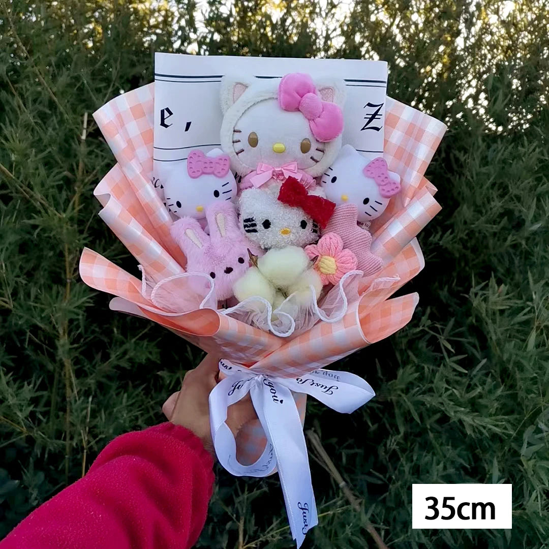 Valentine's Day Gift-Hello Kitty Cartoon Plush Bouquet  !!!