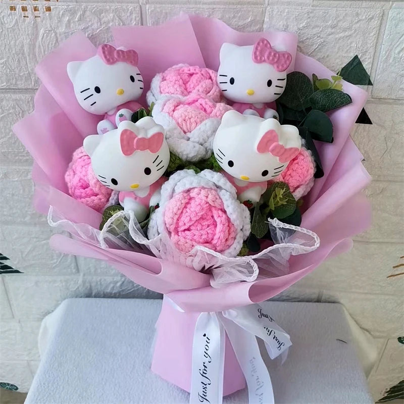 Valentine's Day Gift-Hello Kitty Cartoon Plush Bouquet  !!!