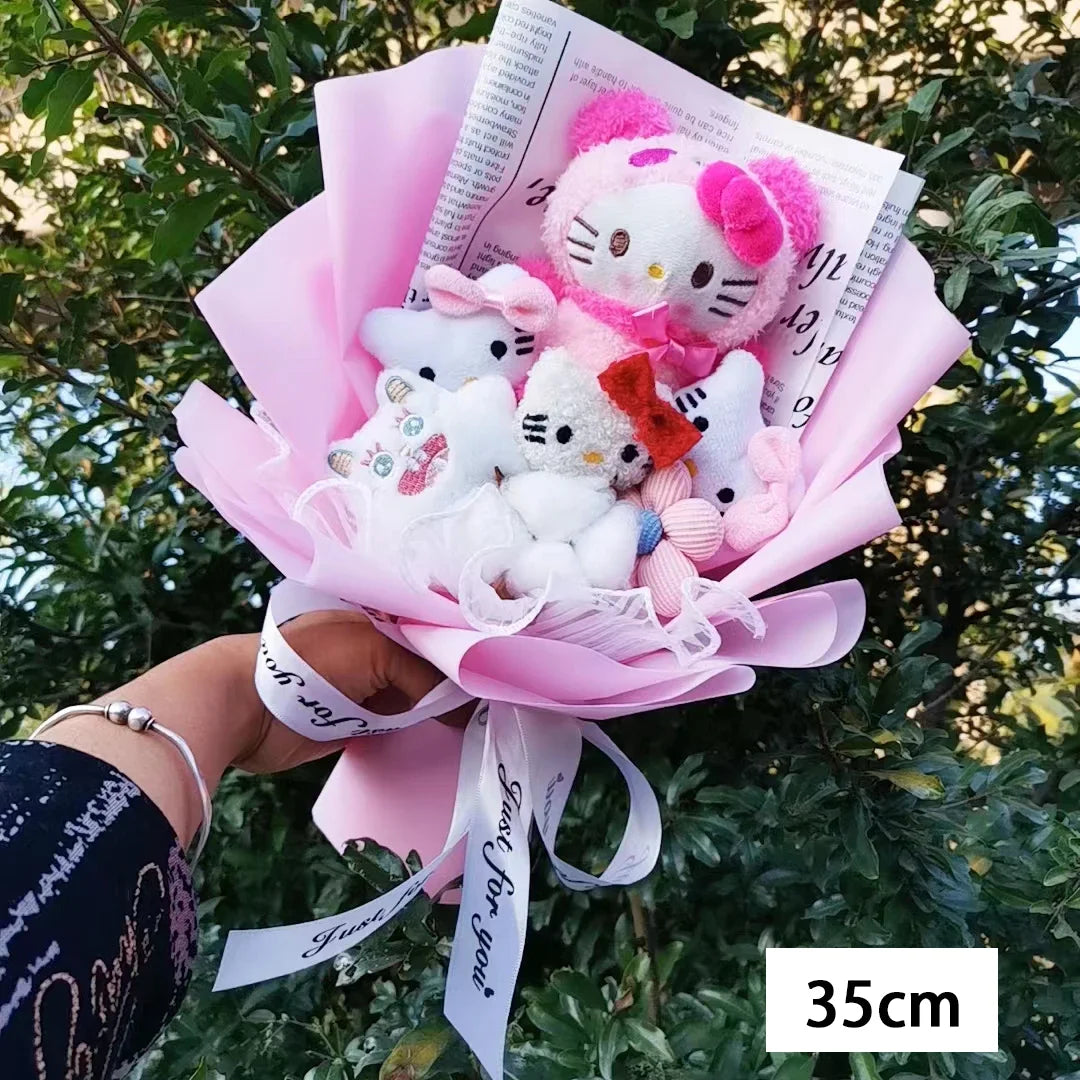 Valentine's Day Gift-Hello Kitty Cartoon Plush Bouquet  !!!