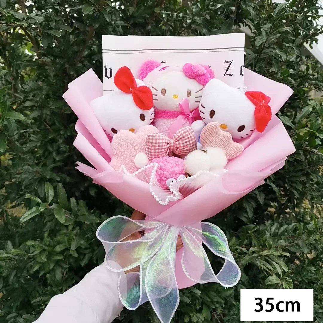 Valentine's Day Gift-Hello Kitty Cartoon Plush Bouquet  !!!