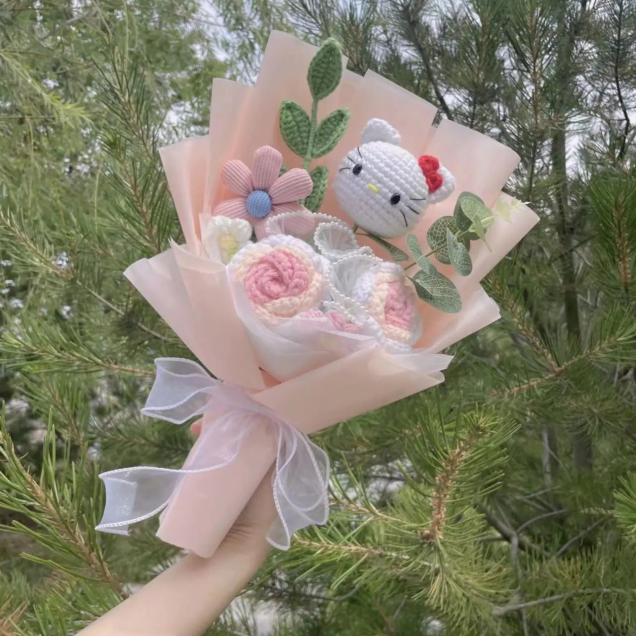 Valentine/Graduation/Birthday Gifts.
Hello Kitty Plush Bouquet Plush Doll Toy Kids Toys Stuffed Animals.