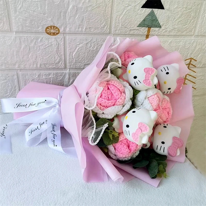 Valentine's Day Gift-Hello Kitty Cartoon Plush Bouquet  !!!