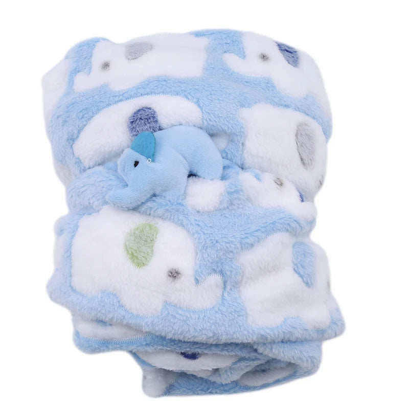 Baby Blanket Cute Elephant Baby Products Newborn !