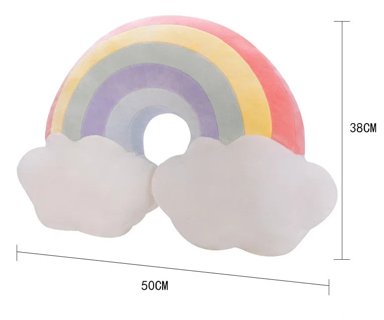 Rainbow Pillow/ Moon Creative Stuffed plush Cushion !!