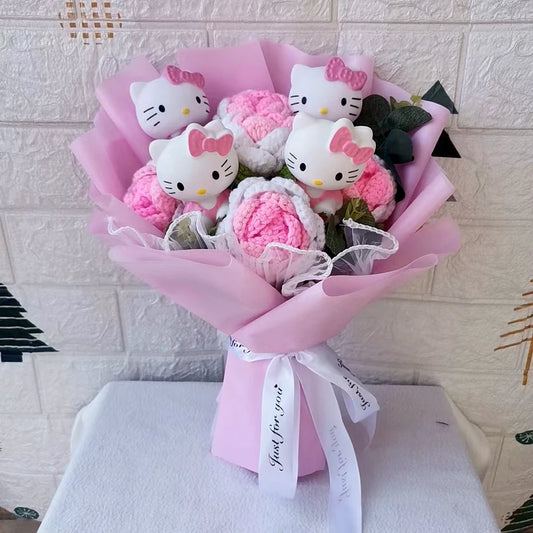 Valentine's Day Gift-Hello Kitty Cartoon Plush Bouquet  !!!