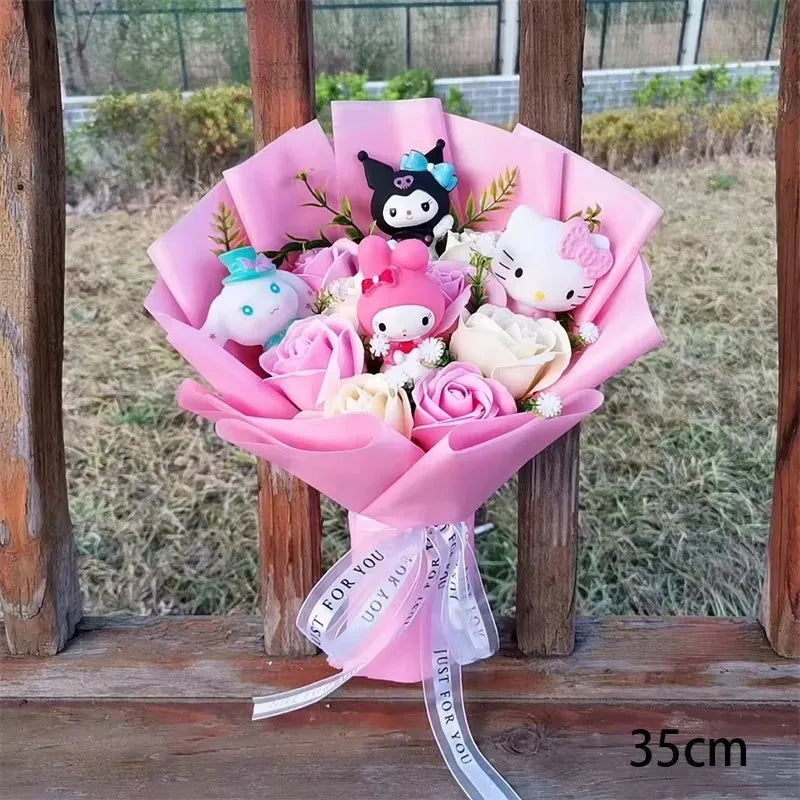 Valentine's Day Gift-Hello Kitty Cartoon Plush Bouquet  !!!