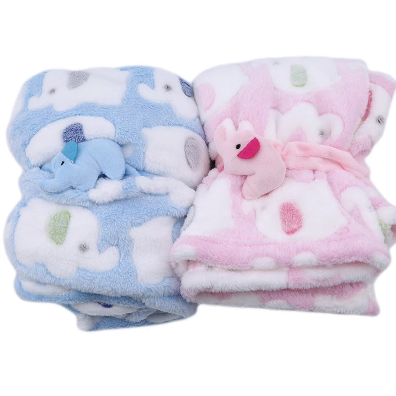 Baby Blanket Cute Elephant Baby Products Newborn !