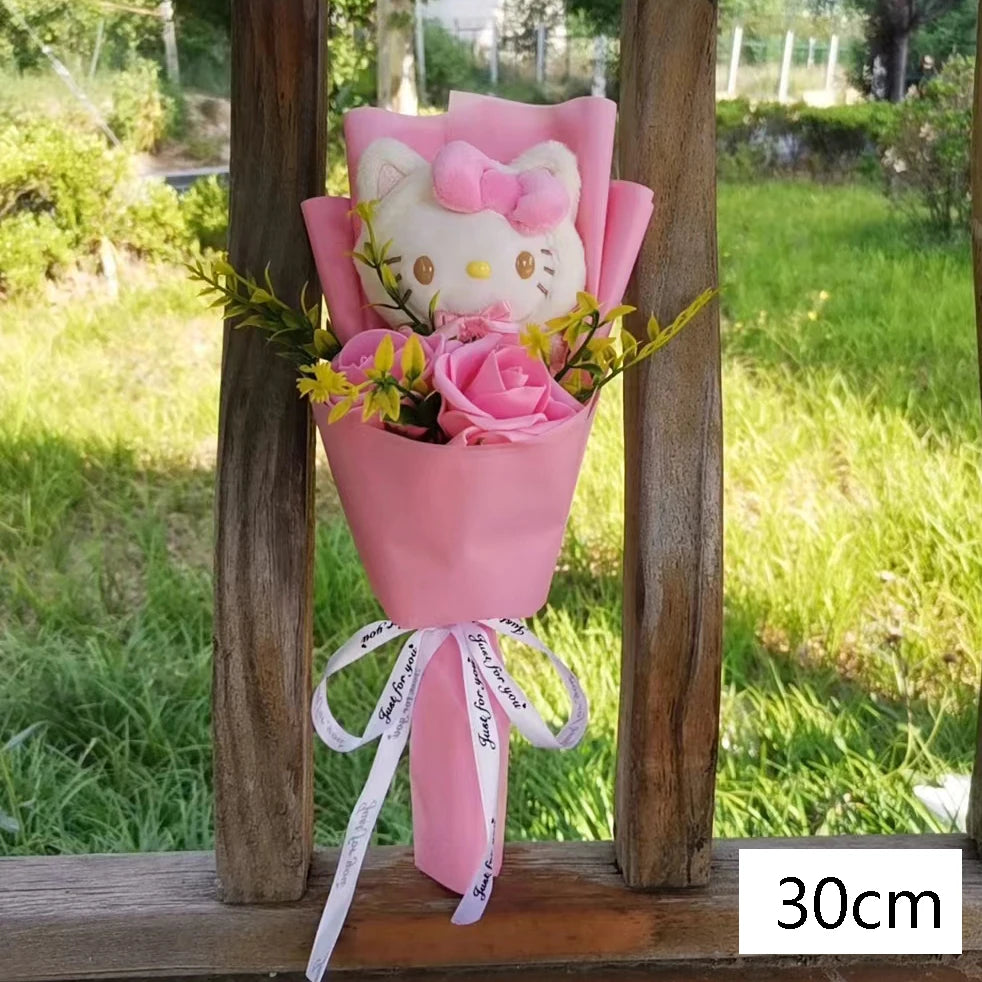 Valentine's Day Gift-Hello Kitty Cartoon Plush Bouquet  !!!