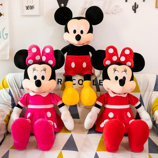 Disney Anime Mickey, Minnie Doll Mickey Mouse Plush Toy !!