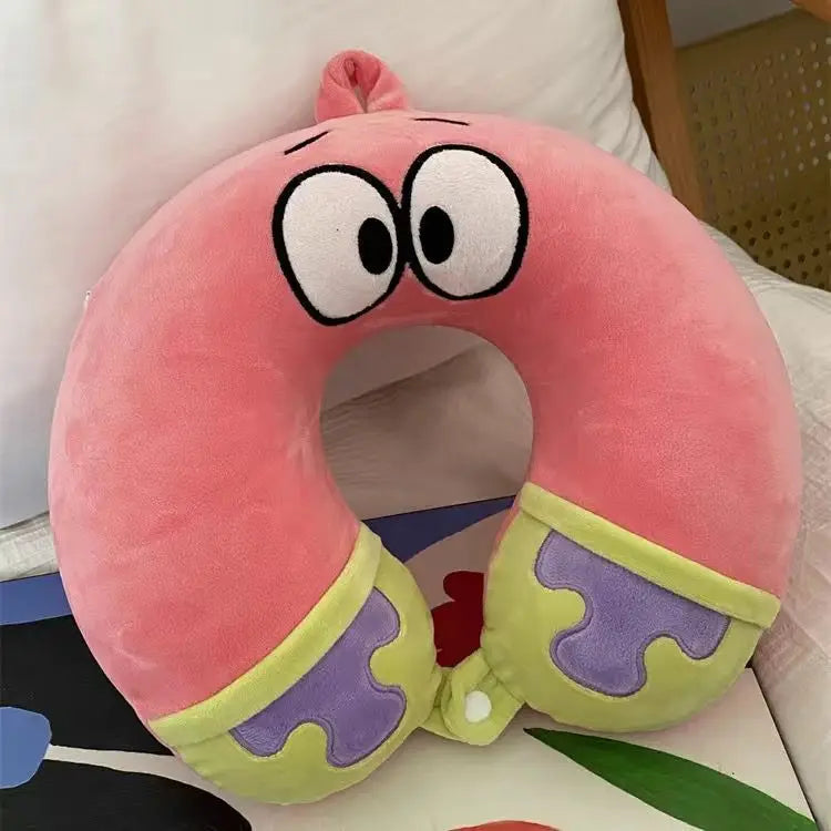 Cartoon SpongeBob SquarePants U-shaped Neck Pillow !!