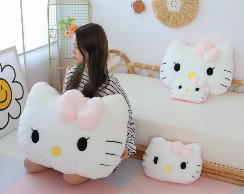 Big Size Hello Kitty Back Cushion Soft Cuddly Pillow Comfortable!