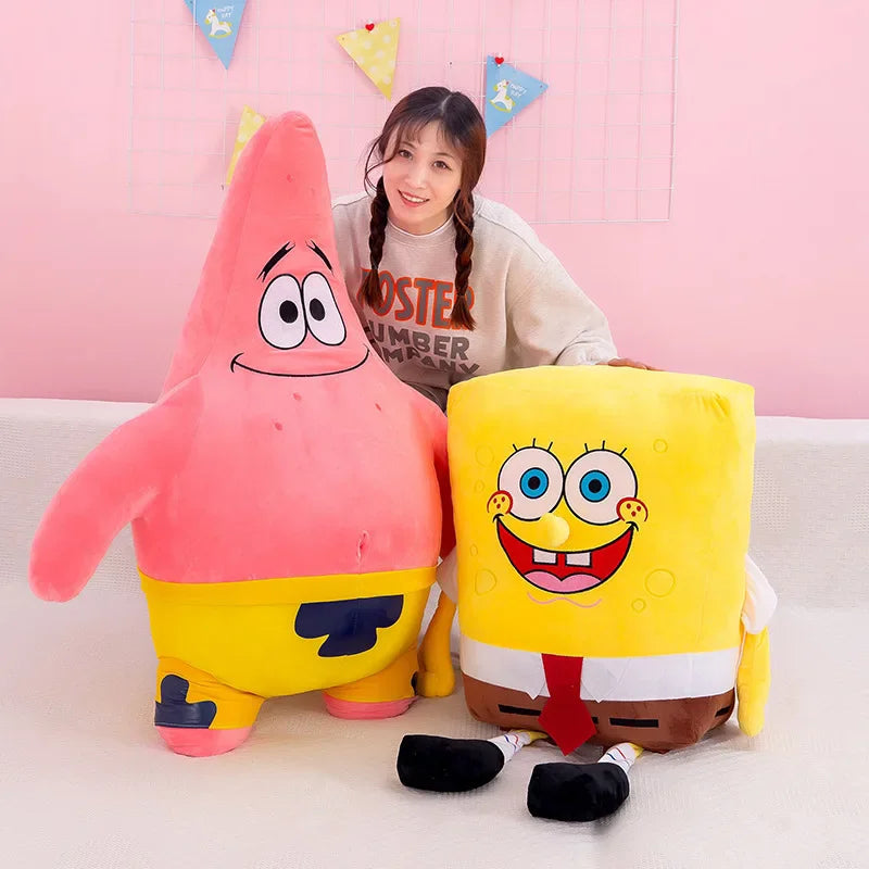 SpongeBob ,Patrick Star Plush Toy Very Soft Hug Pillow Stuffed !!!