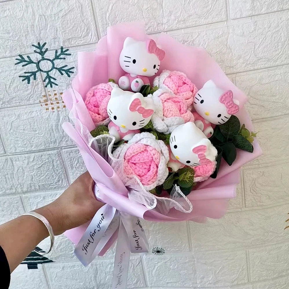 Valentine's Day Gift-Hello Kitty Cartoon Plush Bouquet  !!!