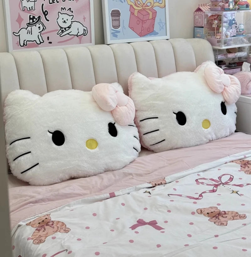 Big Size Hello Kitty Back Cushion Soft Cuddly Pillow Comfortable!