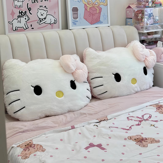 Big Size Hello Kitty Back Cushion Soft Cuddly Pillow Comfortable!