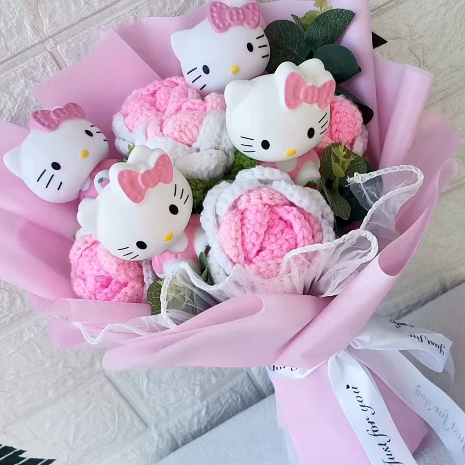 Valentine's Day Gift-Hello Kitty Cartoon Plush Bouquet  !!!