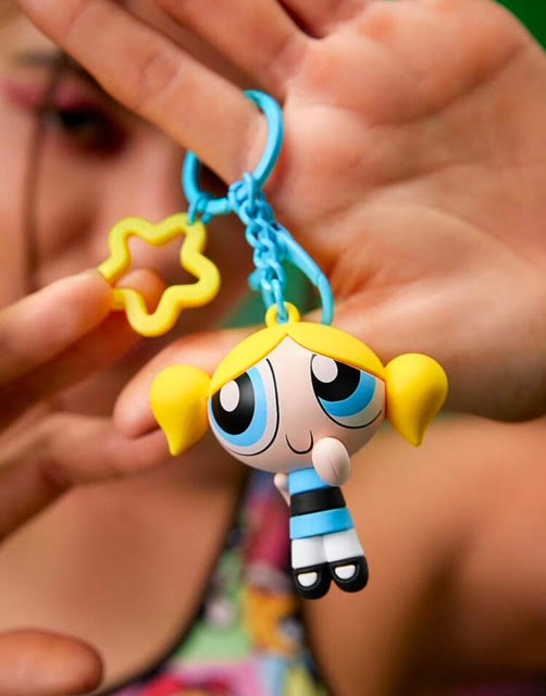 The Powerpuff Girls Cute Bag Pendant Keychain !