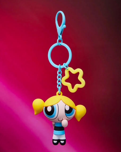 The Powerpuff Girls Cute Bag Pendant Keychain !