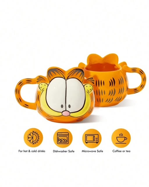 Garfield 380mL Ceramic Mug For Valentine's Gift/For Tea or Coffee !