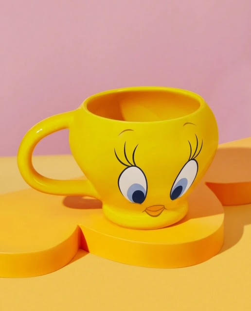 Tweety Looney Tunes 380ml Cartoon Design Ceramic Mug !