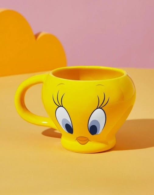 Tweety Looney Tunes 380ml Cartoon Design Ceramic Mug !