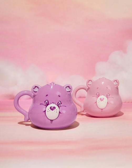 Care Bears 450ml Pink /Purple Cartoon Bear Ceramic Mug /Cheer Bear/Gifts !