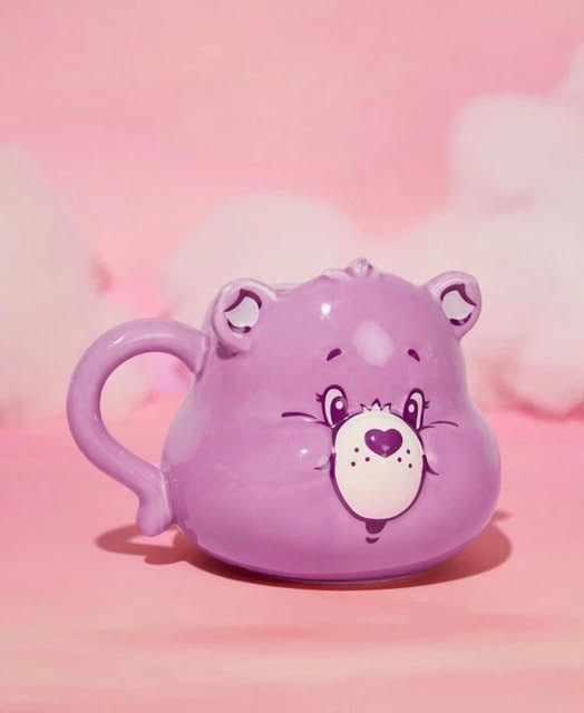 Care Bears 450ml Pink /Purple Cartoon Bear Ceramic Mug /Cheer Bear/Gifts !