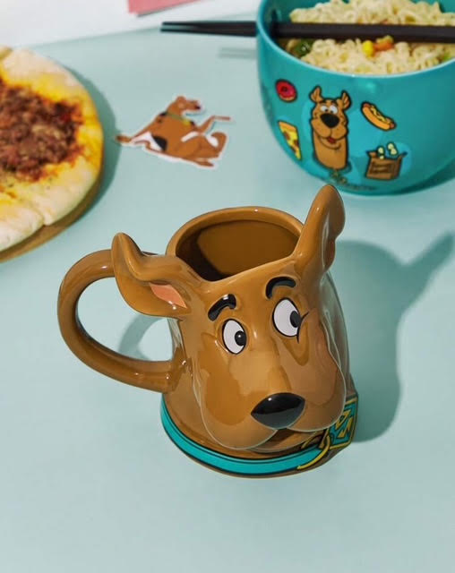 SCOOBY-DOO 450ML Cartoon Character Pattern Ceramic Mug !