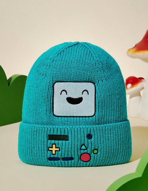 Adventure Time Embroidered Cartoon  Console Pattern Cap !