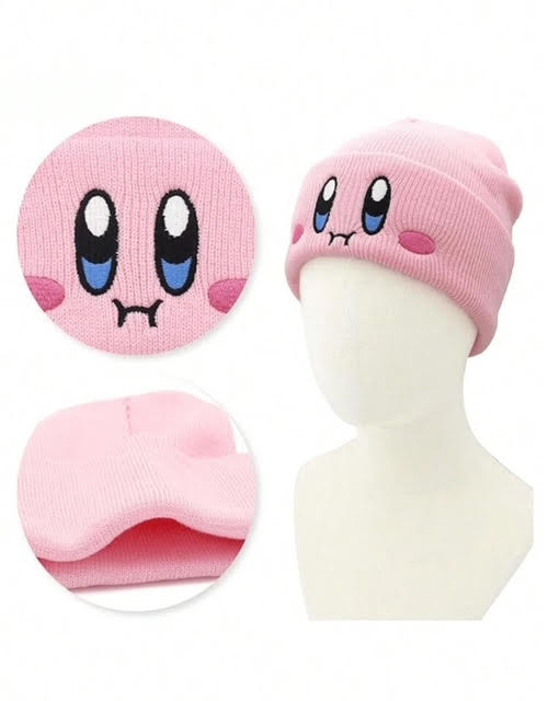 1 Pcs Anime Cartoon Elastic Embroidered Knitted Cap !